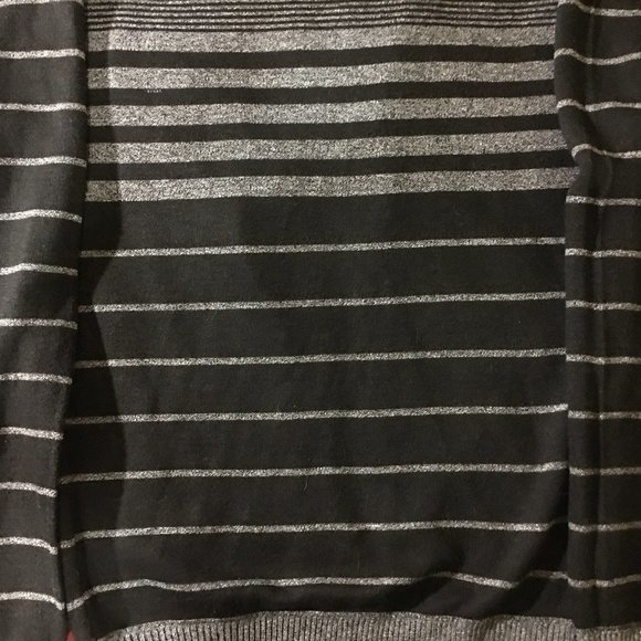 True Rock Black & Gray Stripe Full-Zipper Sweater - Small - Picture 6 of 7